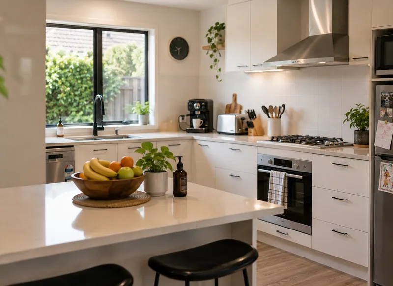 Clean kitchen after Melbourne deep clean