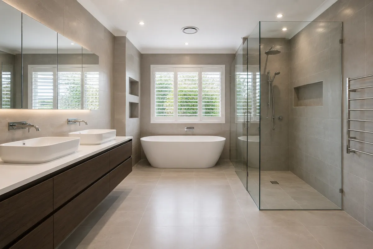 Bathroom end of lease clean